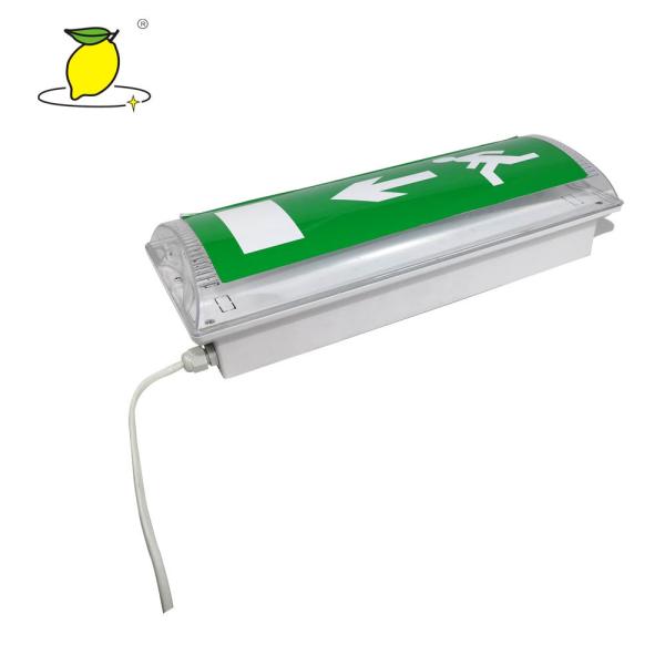 Plastic Bulkhead LED Emergency Light , Rechargeable Emergency Exit Lights