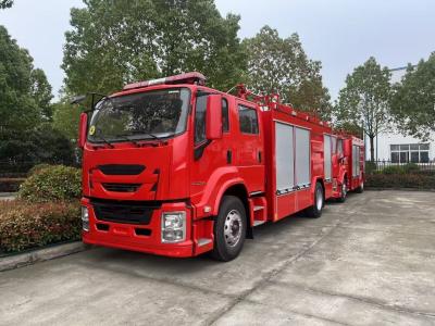 ISUZU Giga 6000Liter Water Tanker Fire Truck 2000Liter Foam Fire Fighting Truck