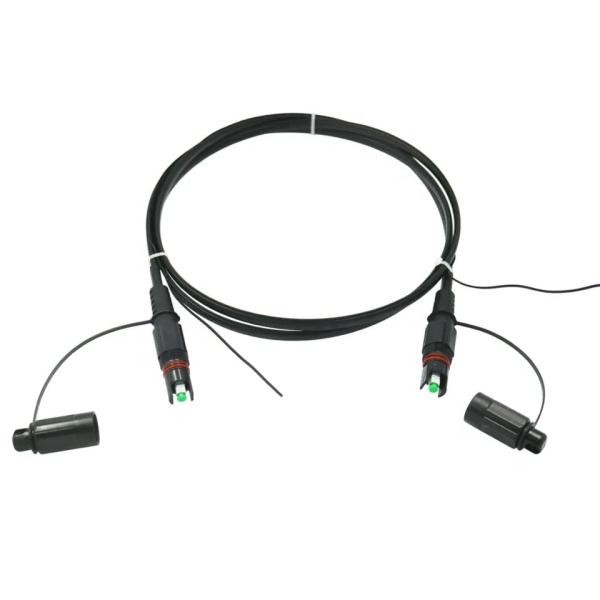 Conjunto de cabo liso da fibra do cabo pendente de SST Toneable OptiTap SC/APC com olho puxando
