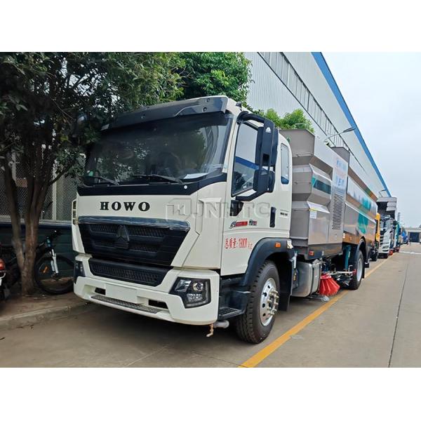 HOWO Chariot balayeur de route 4X2 Chariot de nettoyage de neige