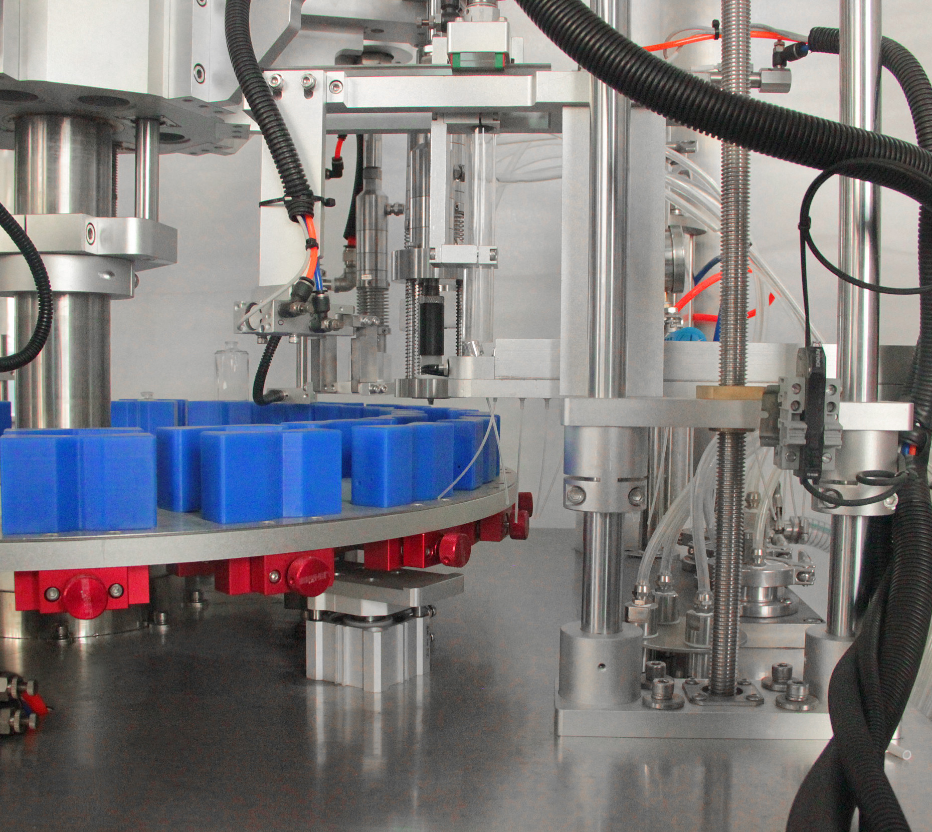 Explosion proof Fully automatic pneumatic pneumatic perfume bottle crimping machine perfume collar capping machine