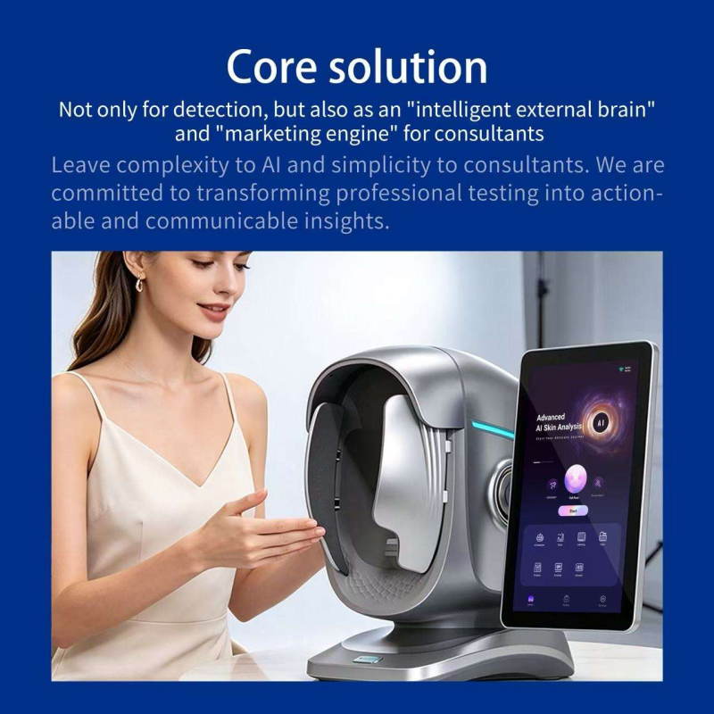 36 Milloins Pixel 8 Spectru 3D AI Facial Skin Detection Acne Pigment Scanner Skin Analyzer