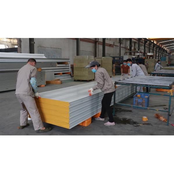 Wholesale Price Sound Absorption Rock Wool Sandwich Panel Insulated Sandwich Panels