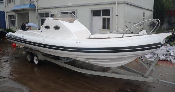 Long 9.6m Semi - Rigid Inflatable Yacht Tenders Motorized Inflatable Boats RIB960