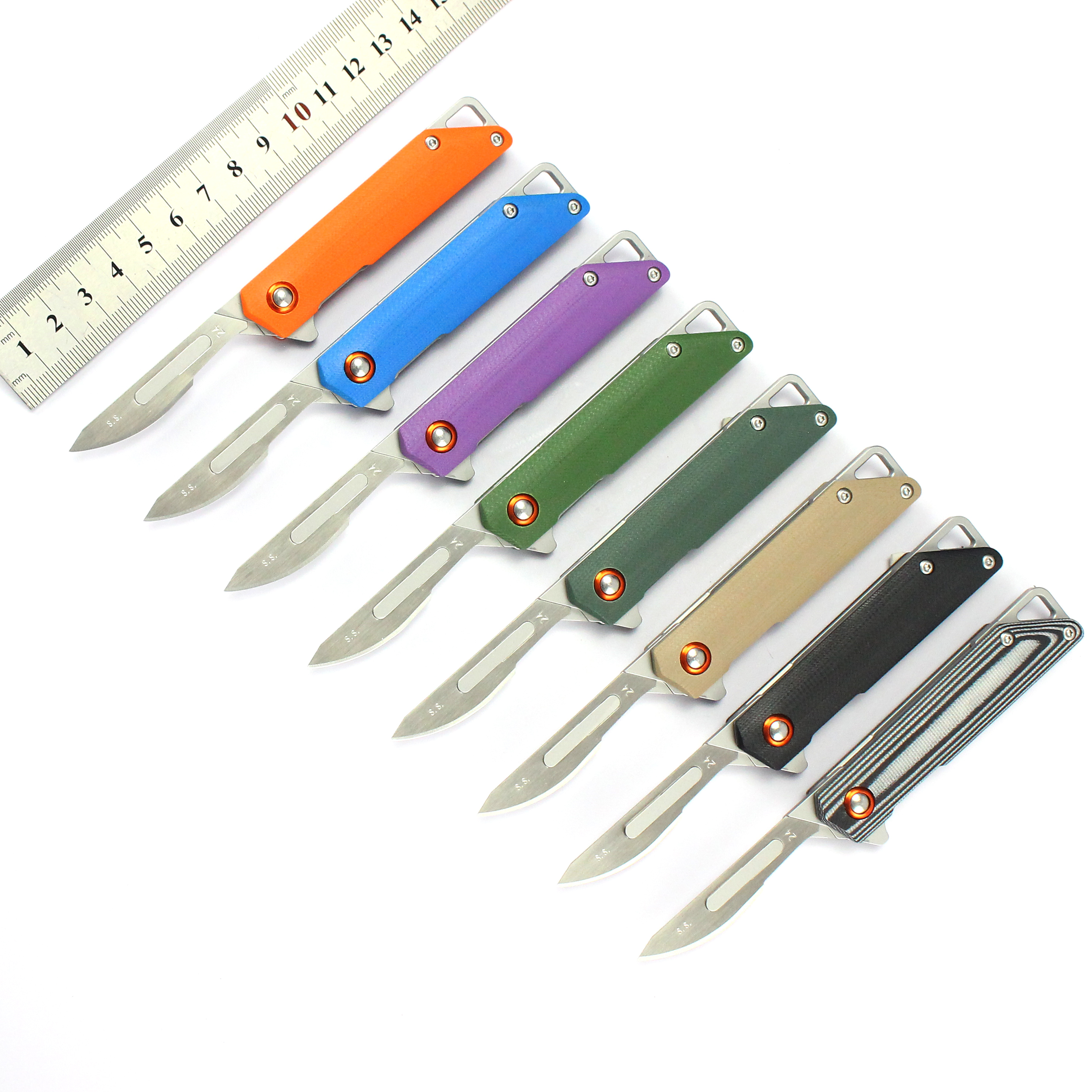 Factory Direct Customizable G10 Handle Scalpel Portable Mini Pocket Knife