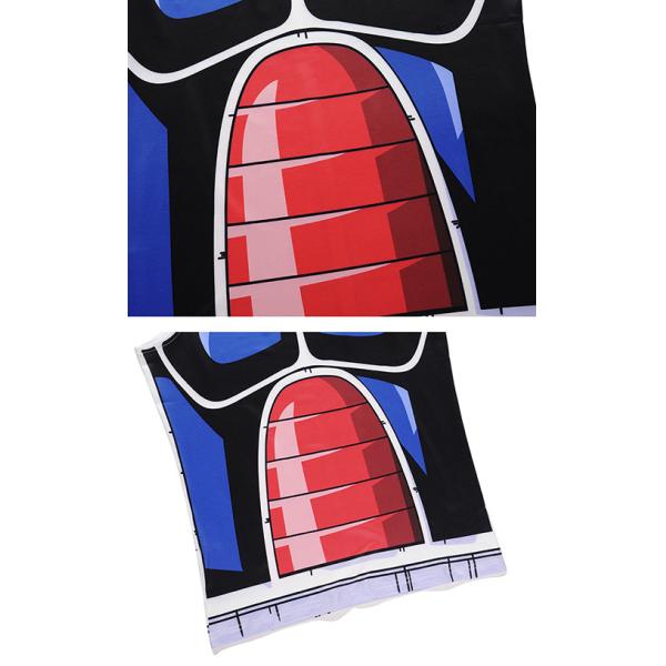 Colorful Cartoon Sleeveless Custom Anime T Shirts Sublimation Printing