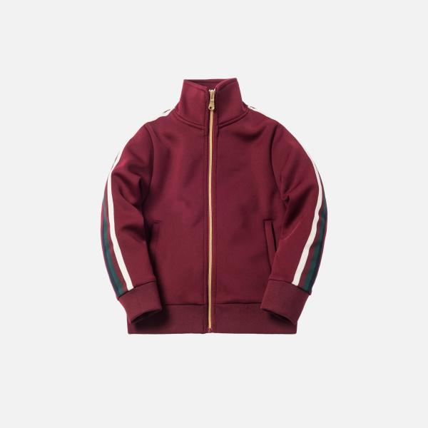 Stand up collar sport set with zip leg opening and side tape customize high street kids tracksuit sets