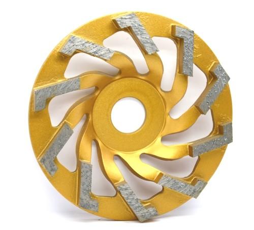 High Grade Metal Bonded Diamond Grinding Wheel For Concrete / Masonry Surface Grinding