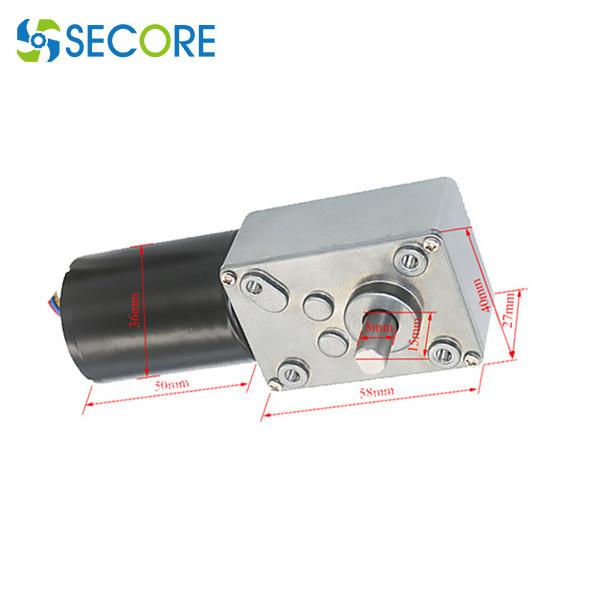 Auto sem escova do motor ROHS da engrenagem da C.C. de 30RPM 4.55W que trava o motor da engrenagem de sem-fim