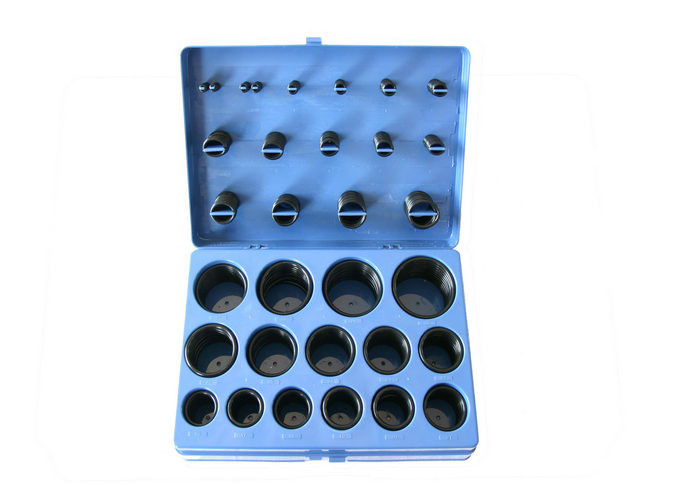 Standard Size Silicone Rubber Washers O Ring Kit with 70 Shore A Hardness and ISO3601, AS568A, DIN3771, JIS B2401 Compliance