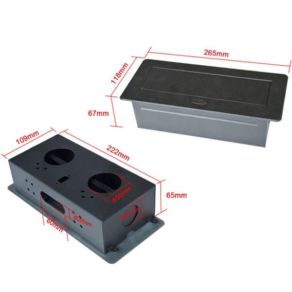 Hidden Data Pop Up Power Socket Audio Video Information Connection Automatic