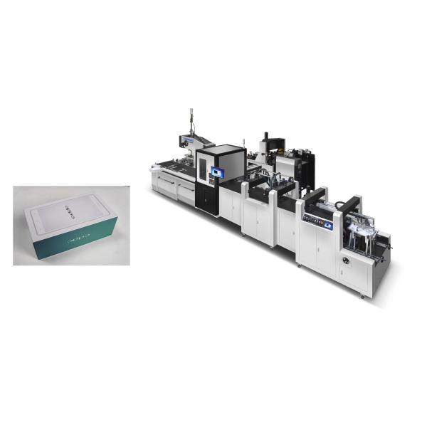 High Speed Cardboard Box Folding Machine With PLC Touch Screen Control