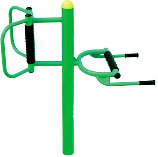 outdoor fitness equipments steel based zinc powder coating back and waist massager OK-A03