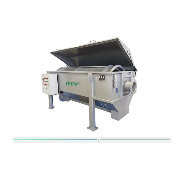 Latest Splicing Drum Screen Design Stainless Steel Rotary Drums Filter for Aquaculture Wastewater Treatment