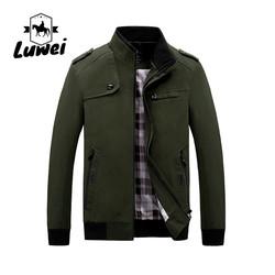 Windbreaker Inverno Calor Turtle Neck Roupa de Outor Utilidade de algodão sólido Moda Slim Homens Bomber Plus Size Coat Roupa de trabalho Jaqueta