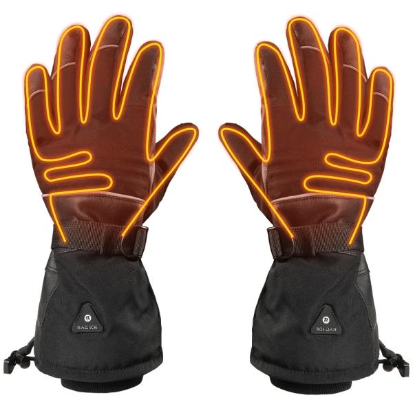 Electric Thermal Heated Hiking Gloves 2600mAh Battery Operated Warming Gloves for Men Women