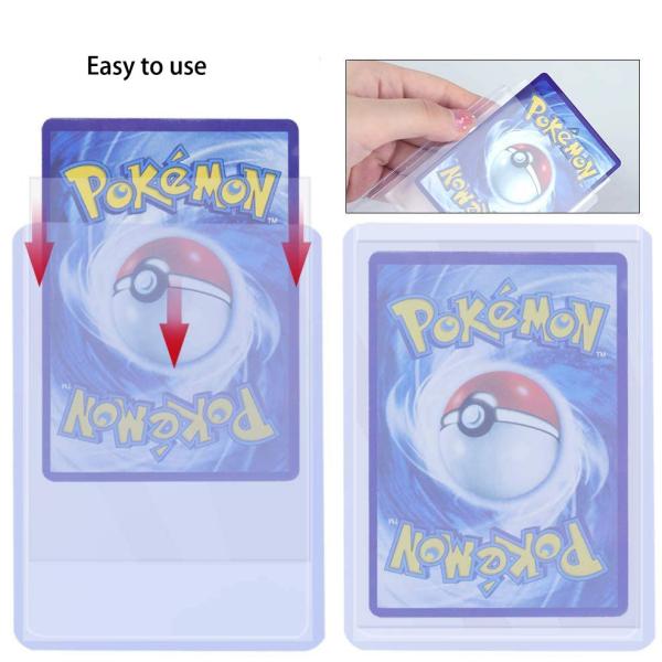 Plastic 3x4 Inch 35pt Sticker Trading Card Sleeve UV Printing