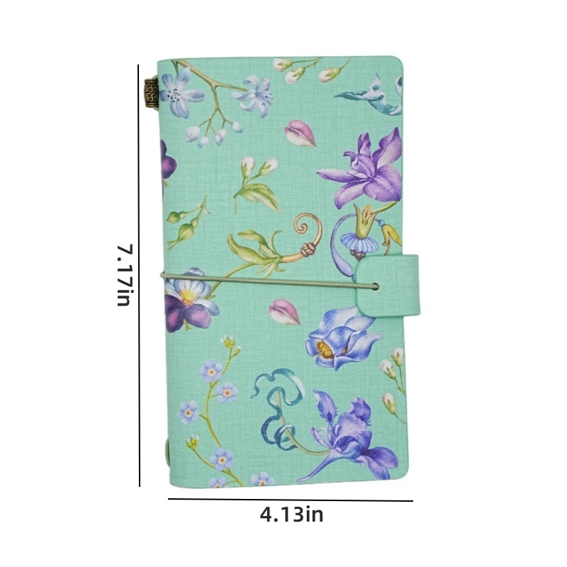 Personalized A6 PU Refillable Leather Notebook Travel Journal Detachable Portable