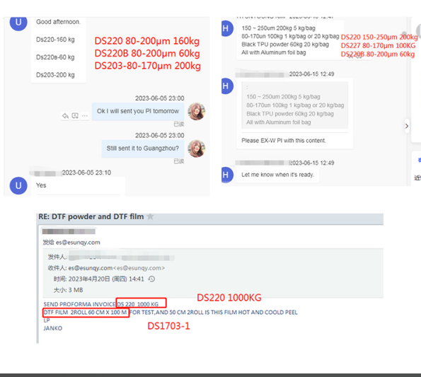 Hot Peel 30*100cm DTF Film Roll PET Film for All DTF Printers Like for Epson I3200 L1800 DX5 Printers