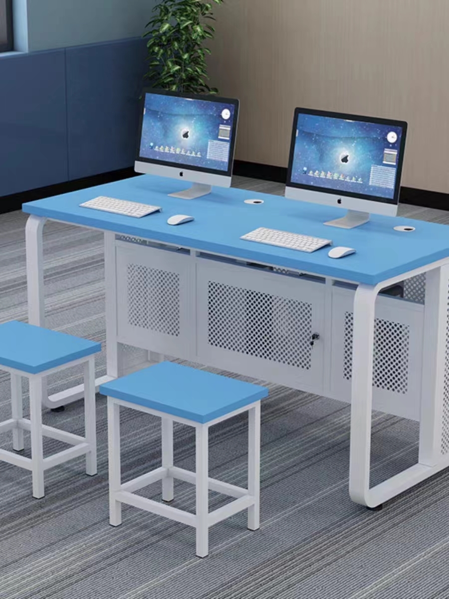 Educational Computer Classroom Desk Mobile Student Computer Desks For Classroom Durable