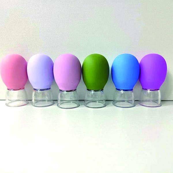 2cm Thick Wall Silicone Cupping Set Vaccum Suction Hijama Ventouses for Facial Cupping