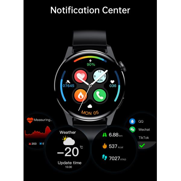 IP67 Bluetooth Call Smart Bracelet 260mAh Music Player Silicone Wristband