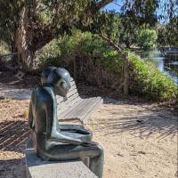 Escultura moderna de bronze de cera perdida, encomenda de bronze juntas estátua patina de acabamento
