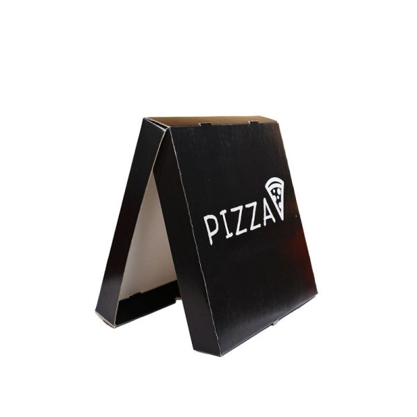Customized printed logo eco-friendly food grade disposable fast food takeaway pizza box