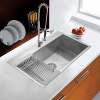 R10 éviers de cuisine faits main simples de la cuvette solides solubles 33