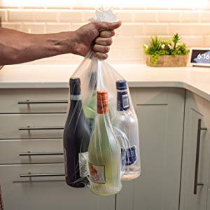 Heavy Duty Large Trash Bags, 95 Gallon for Big Garbage Can, Liner, Container, Bin, Lawn Leaves, Outside -Thick 2 Mil