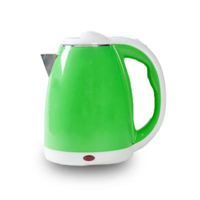 Chaleira elétrica plástica sem corda verde cortada automática da parede dobro