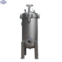 Filtro industrial de saco único de aço inoxidável 304/316L