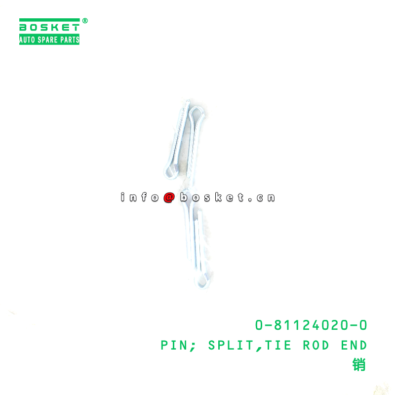 ISUZU 811240200 Tie Rod End with Split Pin Design Made from High-Quality Special Steel