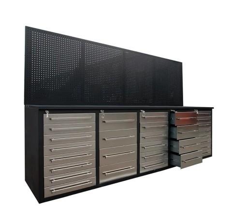 Garagem de reparação de automóveis oficina de aço laminado a frio 84 polegadas armário de ferramentas para armazenamento de ferramentas