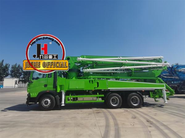 JIUHE Factory Supply 38m 38X-5RZ-3 Small Concrete Pump Truck Price Truck Mounted Pump For Concrete