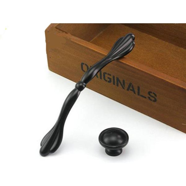 Fashion Kitchen Cupboard Door Handles 192mm Black Kitchen Handles Office Table Drawer Pulls