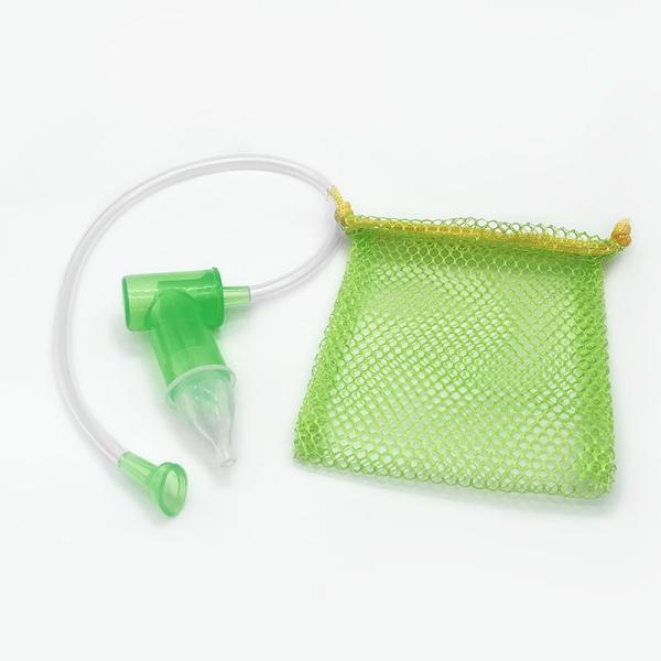 Custom Logo Infant Nose Suction Silicone Baby Nasal Aspirator Newborn With Soft Tips