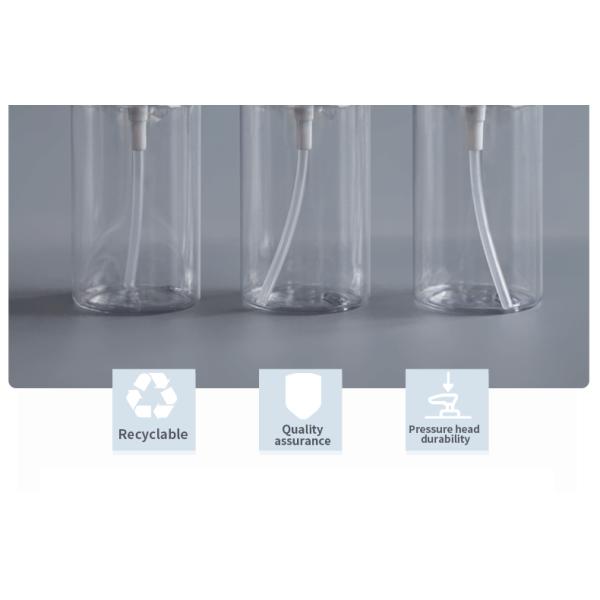 Recyclable 40ml Alcohol Transparent PET Spray Bottle 73*34mm