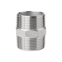304 / 316 Stainless Steel Male Hex Nipple SS NPT/BSPT Hex Adapter