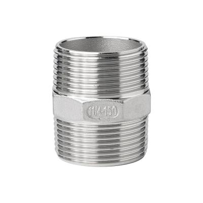 Raccord hexagonal mâle en acier inoxydable 304 / 316 SS NPT/BSPT