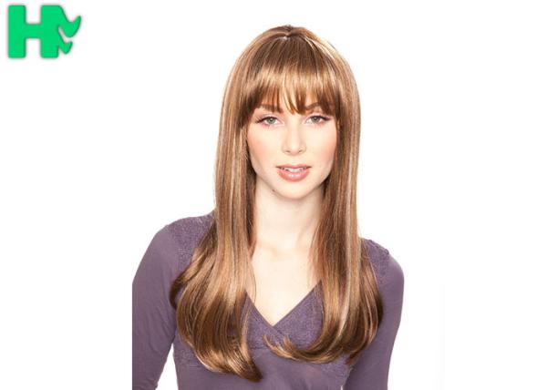 Machine Made Sexy Pretty Natural Wave Non Weft Synthetic Hair Wigs For Cosplay