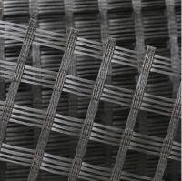 100-100KN/M Bitumen Coated Fiberglass Geogrid Asphalt Pavement Reinforcement Geogrid