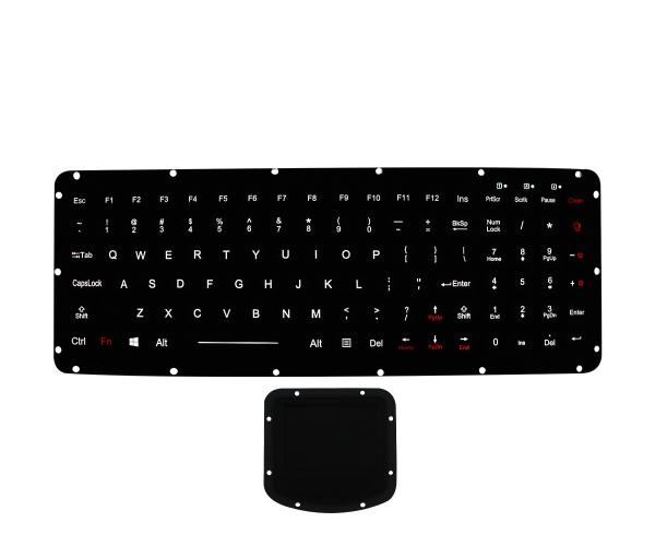 Teclado áspero do portátil do silicone com o teclado da compatibilidade eletrónica 461G 810F do Touchpad
