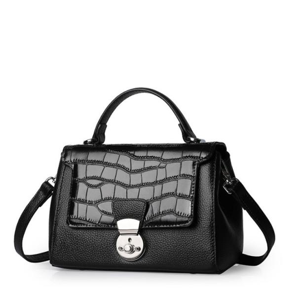 Fashion Handbags Cowhide Women's Bag Crocodile pattern Cow Leather Tote Bag