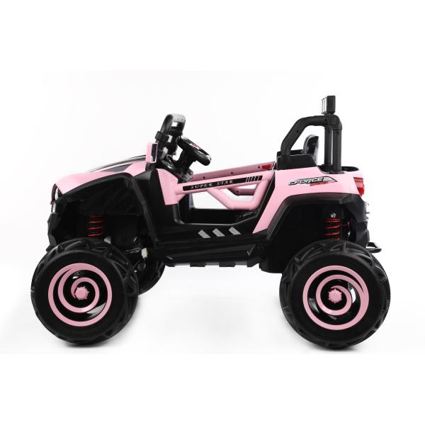 Электрическая езда на автомобилях с родительским контролем и разноцветными настройками