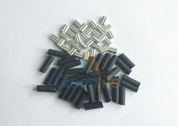 Aluminum Crimp And Black Heat Shrink Tubing Lanyard Loop Fixed Accessories
