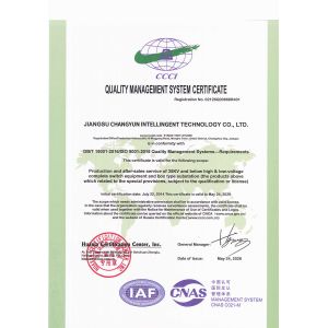 Jiangsu Changyun Intelligent Technology Co., Ltd Certifications