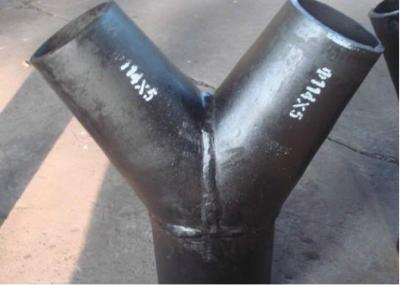 A106b 30° Y Shaped Oblique Pipe Fittings Tees Special Shaped