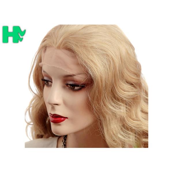 Fashion Prom Charming Curly Long Synthetic Wigs Blonde Hair Color