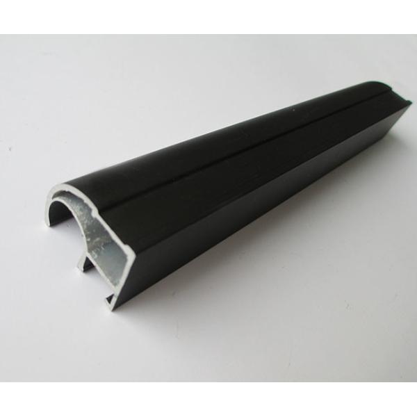 6005 / 6063 Alloy Aluminum Extrusion Profiles ISO Compliant For Hanging Curtains